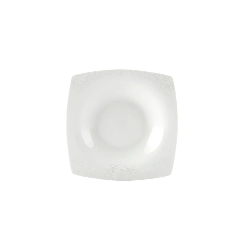 Karaca Fine Pearl Helen 26-Teiliges 6-Personen Frühstücksset Quadrat