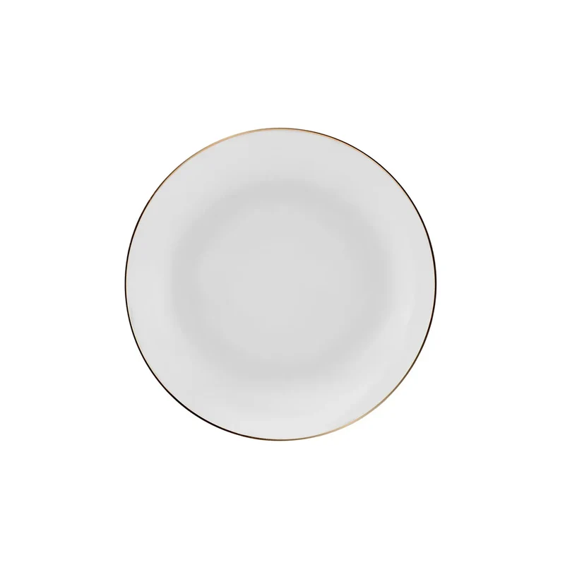 Karaca Esbelto 12 Personen Geschirrset, 56 Teilig, New Generation Bone, Gold