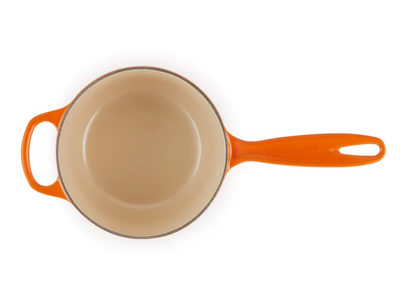 Le Creuset Stielkasserolle Signature rund ofenrot 16cm