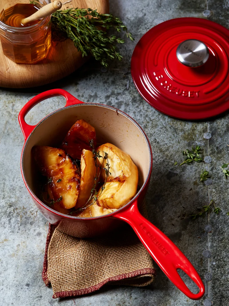 Le Creuset Stielkasserolle Signature rund ofenrot 16cm