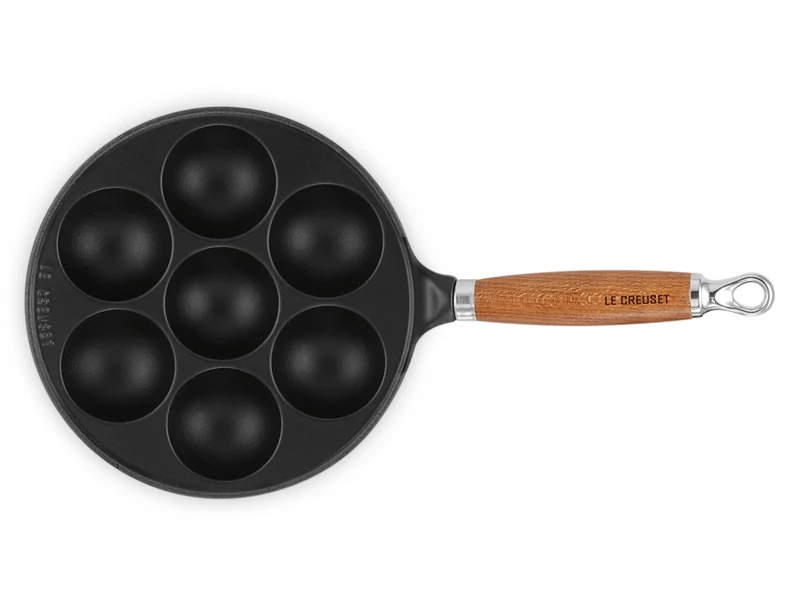 Le Creuset Pförtchenpfanne Tradition schwarz matt 20cm