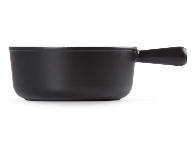 Le Creuset Caquelon Tradition schwarz matt 24cm