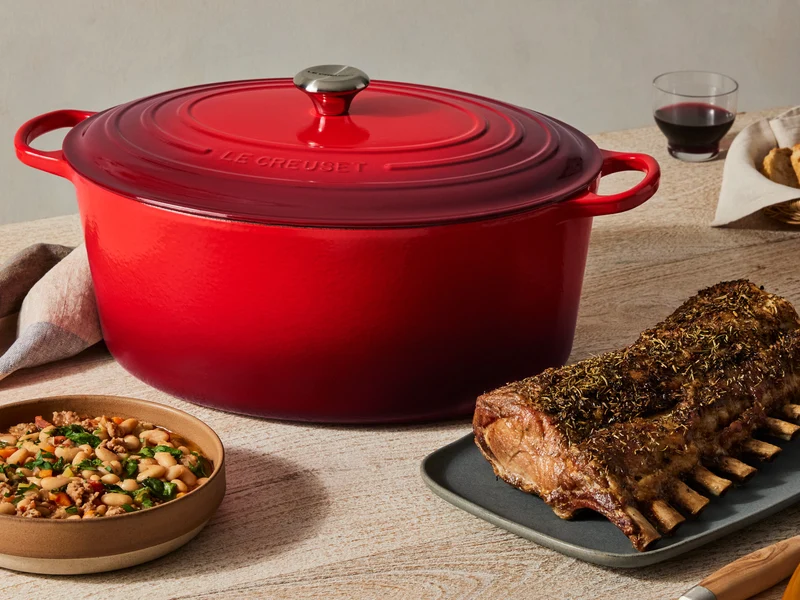 Le Creuset Bräter Signature oval kirschrot 40cm