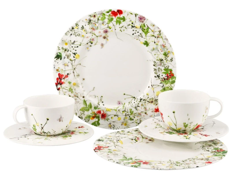 Rosenthal Brillance Fleurs Sauvages Set 6tlg. Fahne