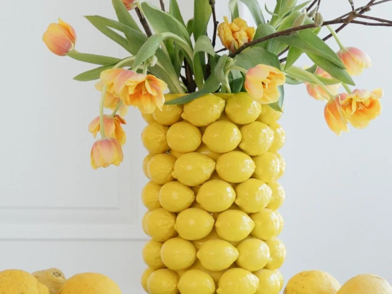 KARE Design Vase Lemon Juice 43cm