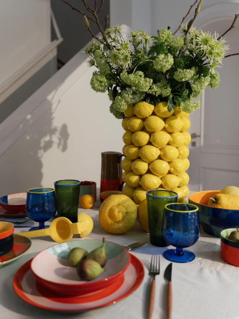 KARE Design Vase Lemon Juice 43cm