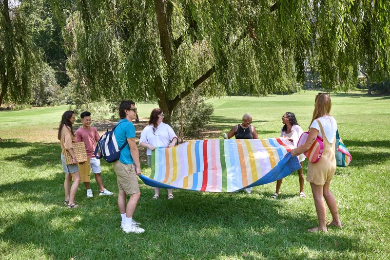Dock & Bay Picnic Blanket XL Candy Stripes 240x170cm