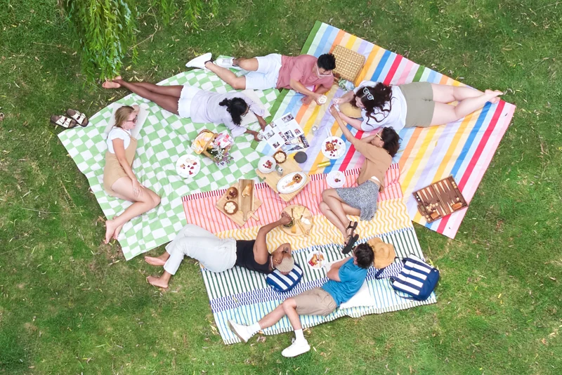 Dock & Bay Picnic Blanket XL Candy Stripes 240x170cm