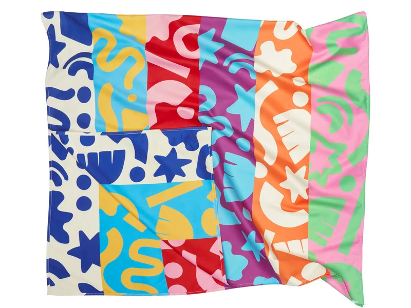Dock & Bay Kids Beach Towel M Power of Positivity 130x70cm