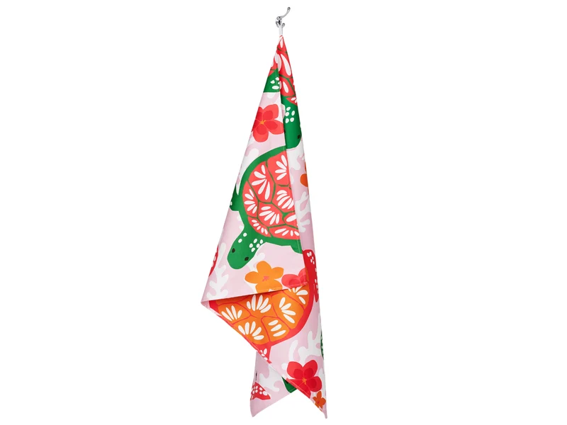 Dock & Bay Kids Beach Towel L Turtley Tropical 160x90cm