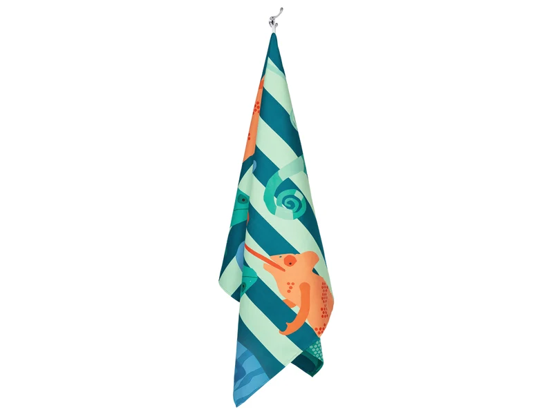 Dock & Bay Kids Beach Towel M Karma Chameleon 130x70cm