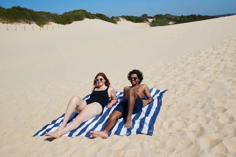 Dock & Bay Beach Towel XXL Whitsunday Blue 180x200cm