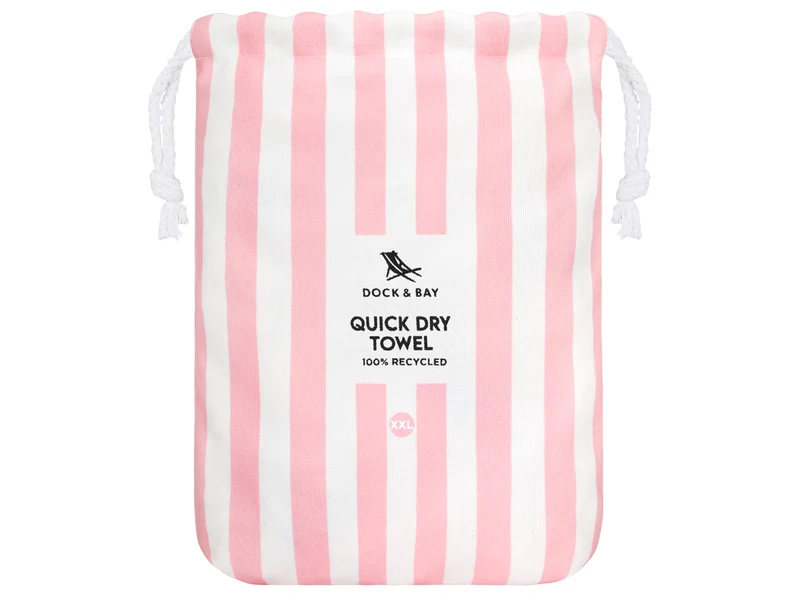 Dock & Bay Beach Towel XXL Malibu Pink 180x200cm