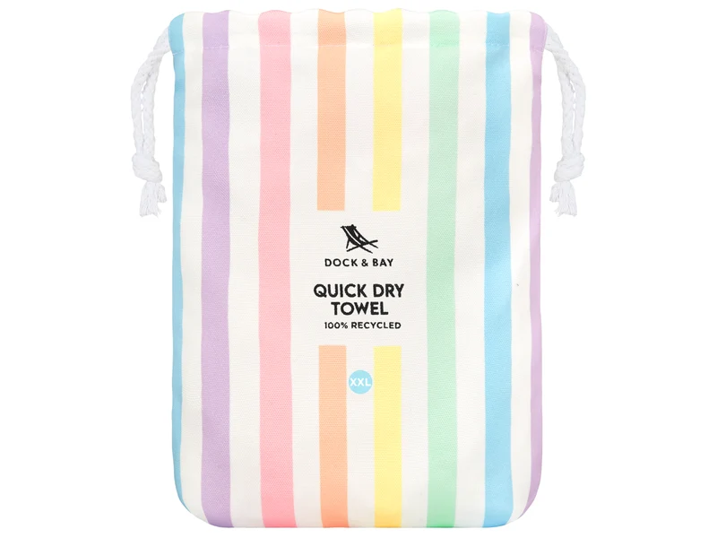 Dock & Bay Beach Towel XXL Unicorn Waves 180x200cm
