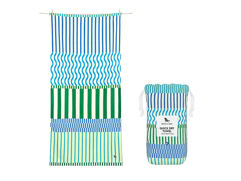 Dock & Bay Beach Towel XL Blueberry Spritz 200x90cm