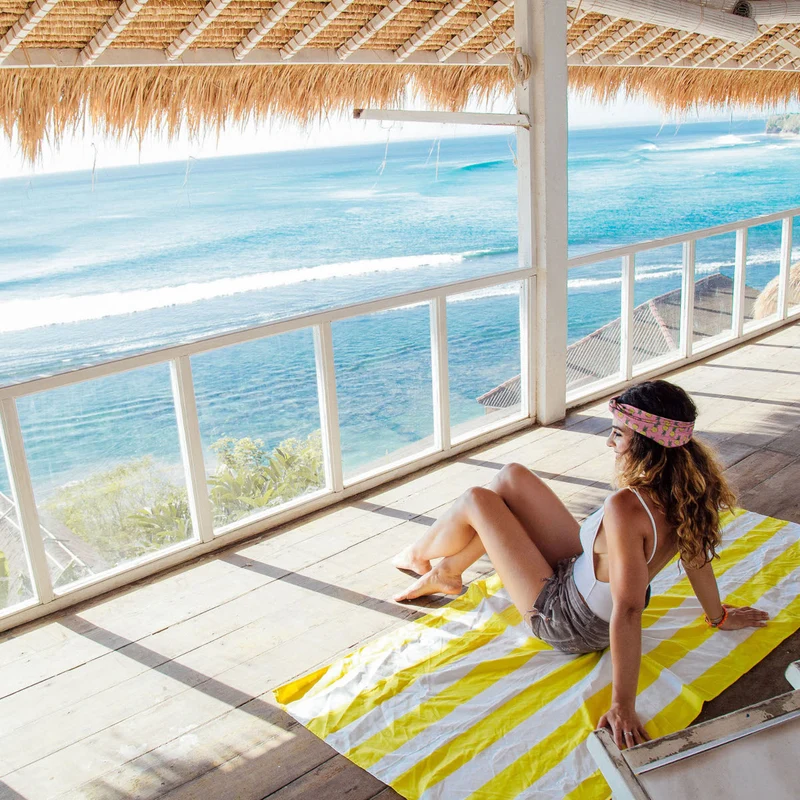 Dock & Bay Beach Towel XL Boracay Yellow 200x90cm