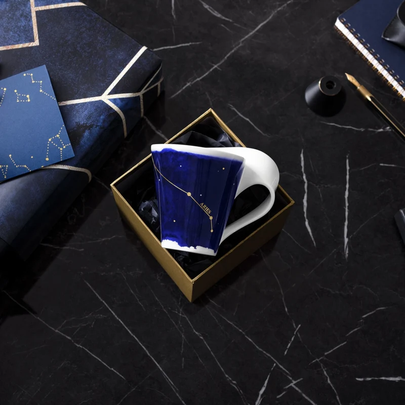 Villeroy & Boch New Wave Stars Becher mit Henkel Steinbock 0,3 l
