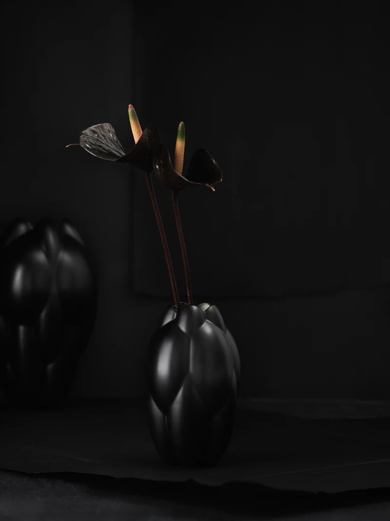 Rosenthal Core Schwarz matt Vase 16 cm