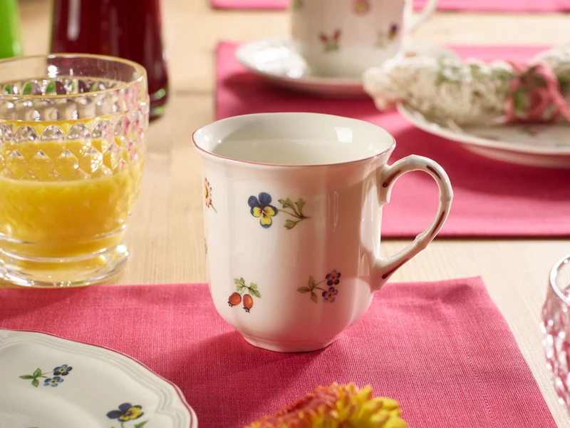 Villeroy & Boch Petite Fleur Becher mit Henkel 0,3l Set6