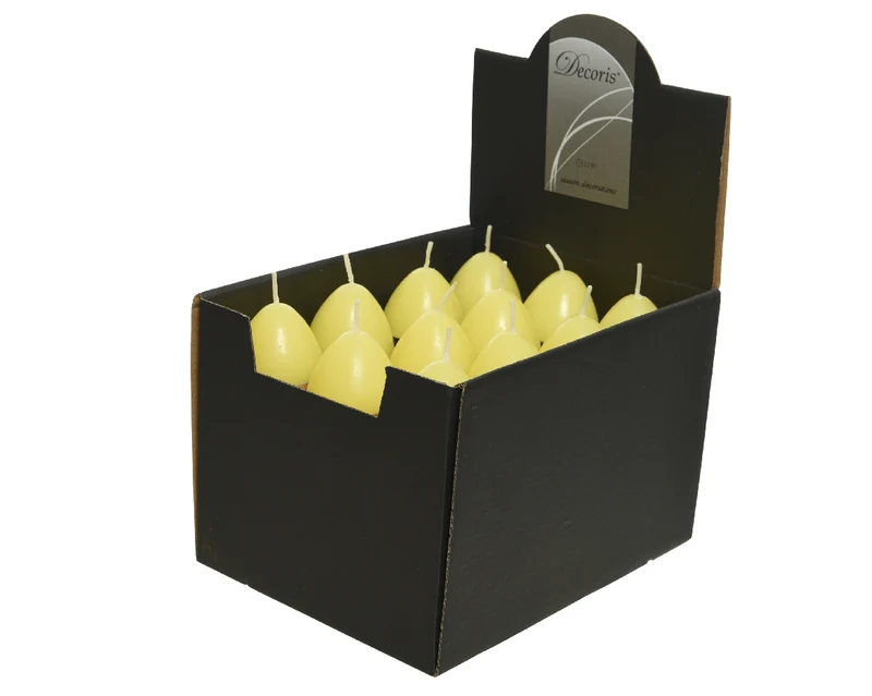 Eikaars Wachs gelb H6,4 D4,5cm
