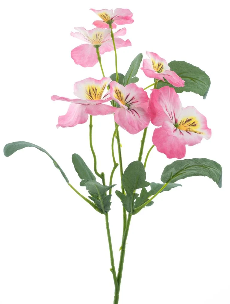 Stiefmütterchen Spray rosa 65cm