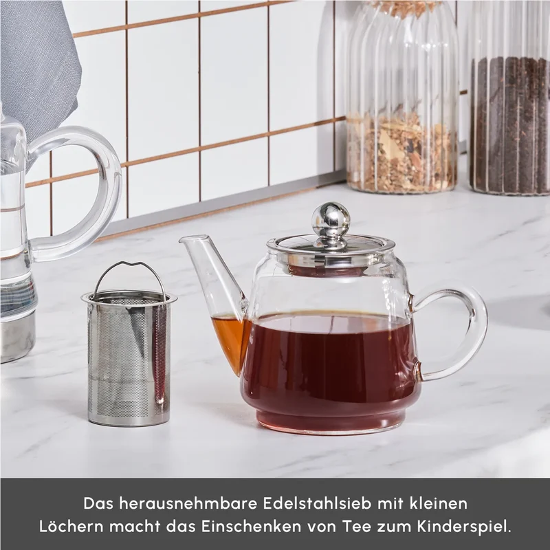 Karaca Dora Glas-Teekanne