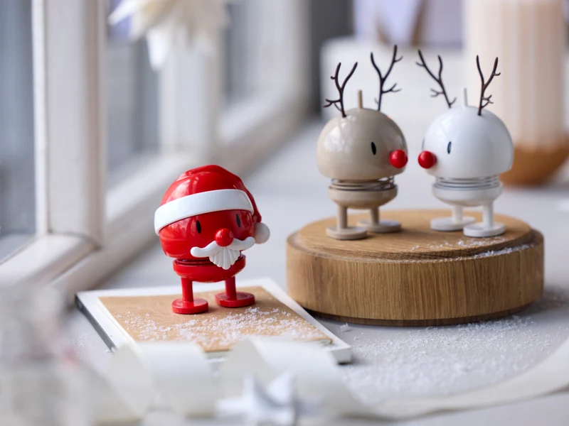 Hoptimist Reindeer Bumble M red 7,5cm