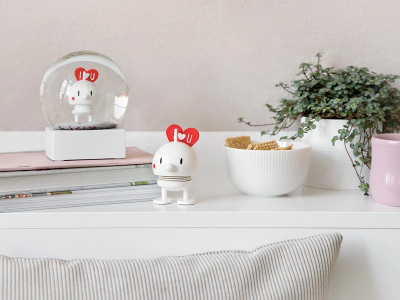 Hoptimist Love Bumble S white 7,2cm