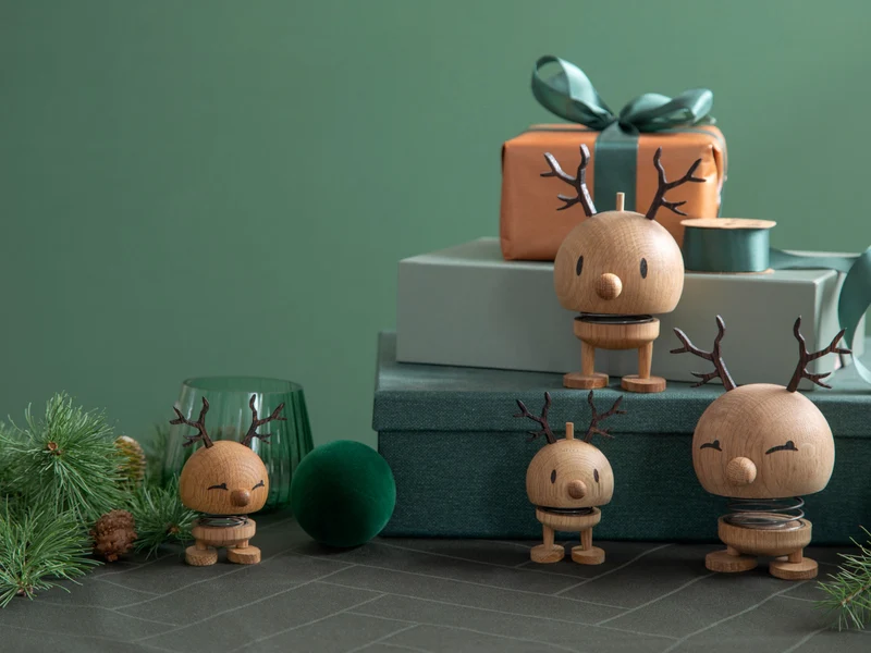 Hoptimist Reindeer Bimble M oak 10,8cm