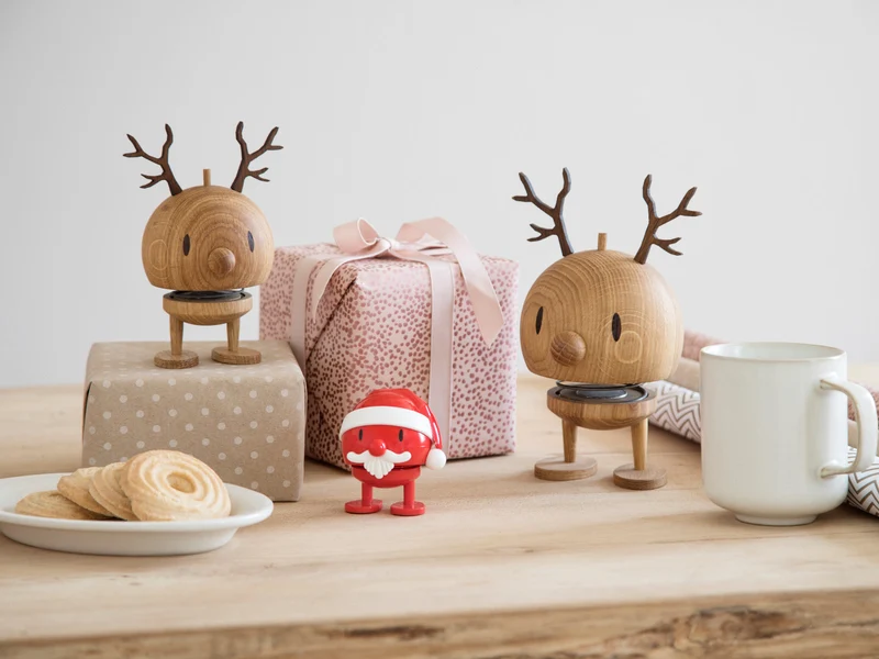 Hoptimist Santa Claus Bumble S red 7,2cm