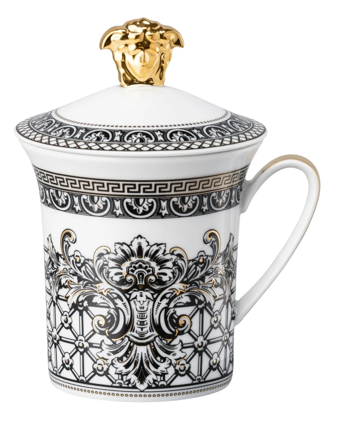 Versace Becher m.Dkl./30Y. Marqueterie