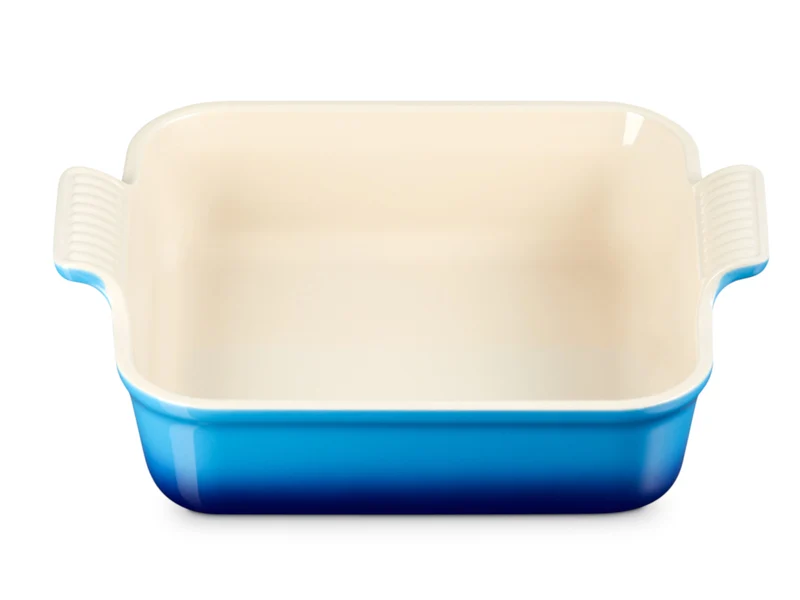 Le Creuset Auflaufform Tradition quadratisch azure 23cm