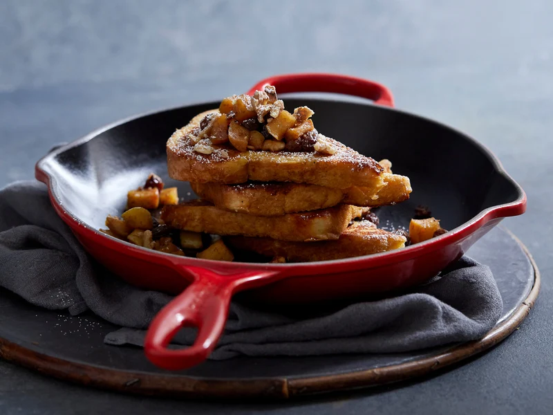 Le Creuset Brat- und Servierpfanne Signature rund flint 30cm