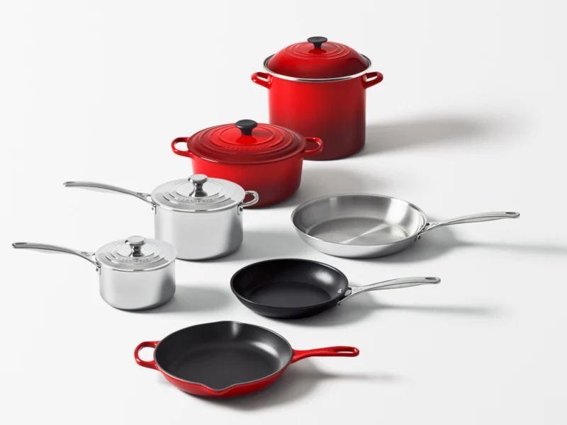 Le Creuset Brat- und Servierpfanne Signature rund meringue 30cm