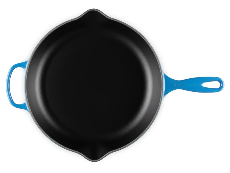 Le Creuset Brat- und Servierpfanne Signature rund azure 30cm