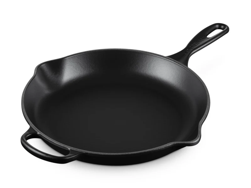 Le Creuset Brat- und Servierpfanne Signature rund schwarz matt 30cm