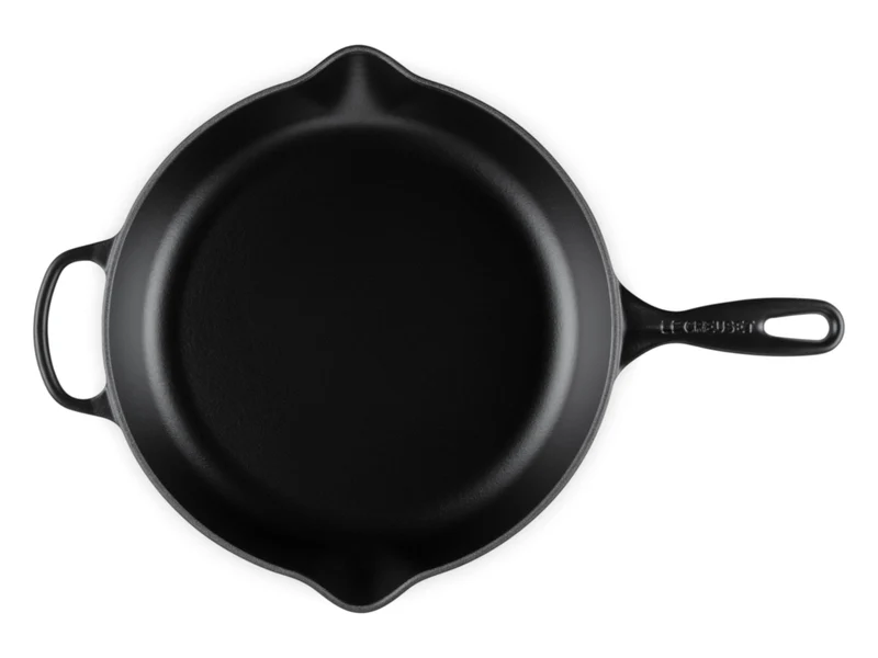 Le Creuset Brat- und Servierpfanne Signature rund schwarz matt 30cm