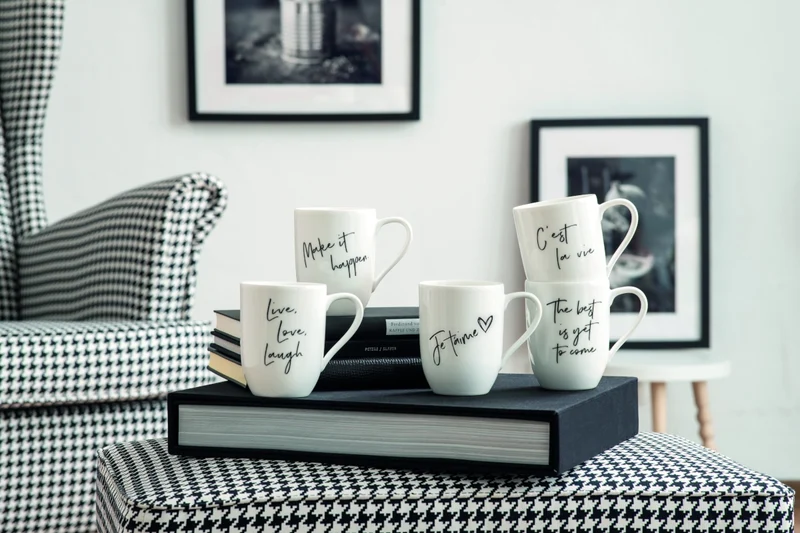 Villeroy & Boch Statement Becher mit Henkel Je t´aime 280ml