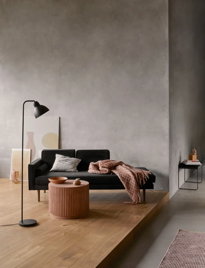 Broste Copenhagen Shape Camel mit Struktur Schale 26,5 x 6 cm