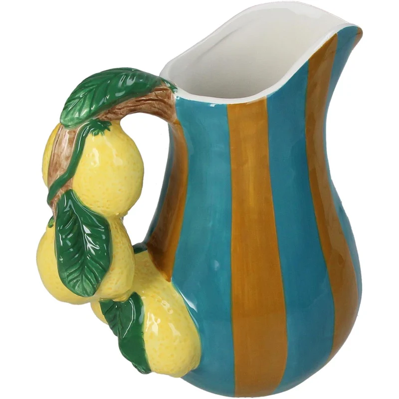 Vase Lemon Dolomite Multi 18,5x12,5x20,3cm