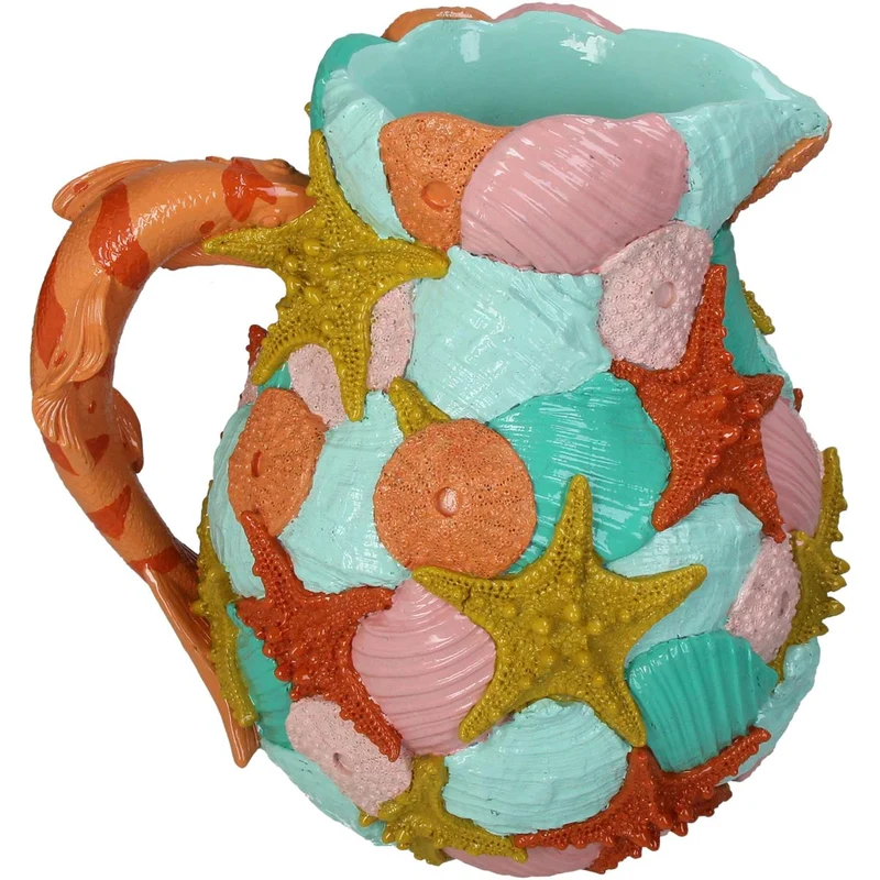 Vase Fisch Polyresin Mehrfarbig 29x23.8x28.8cm