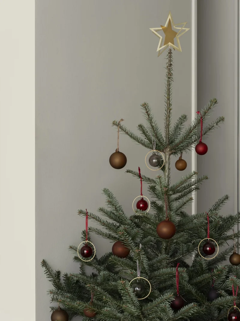 Blomus JUHLA Weihnachtsschmuck M smoke 7cm 4tlg