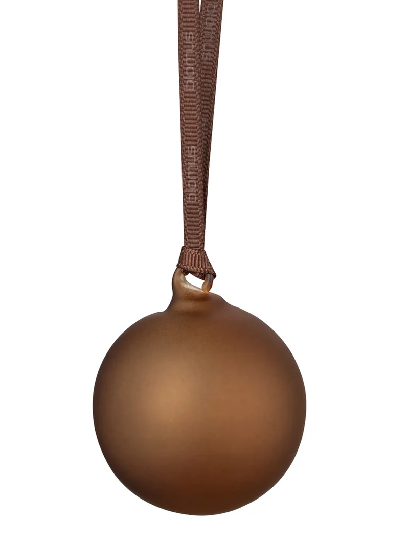 Blomus JUHLA Weihnachtsschmuck M rustic brown 7cm 4tlg