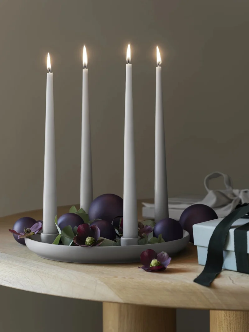 Blomus JUHLA Weihnachtsschmuck M midnight plum 7cm 4tlg