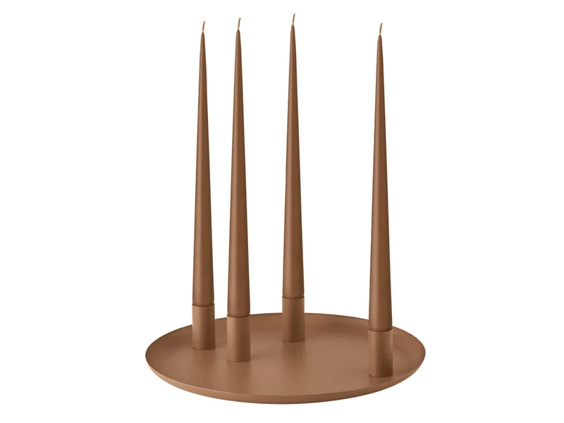 Blomus LOHA Kerzenhalter rund amber brown 30cm