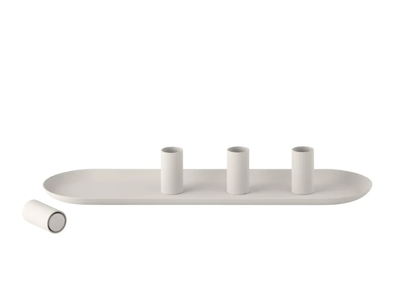 Blomus LOHA Kerzenhalter oval moonbeam 37cm