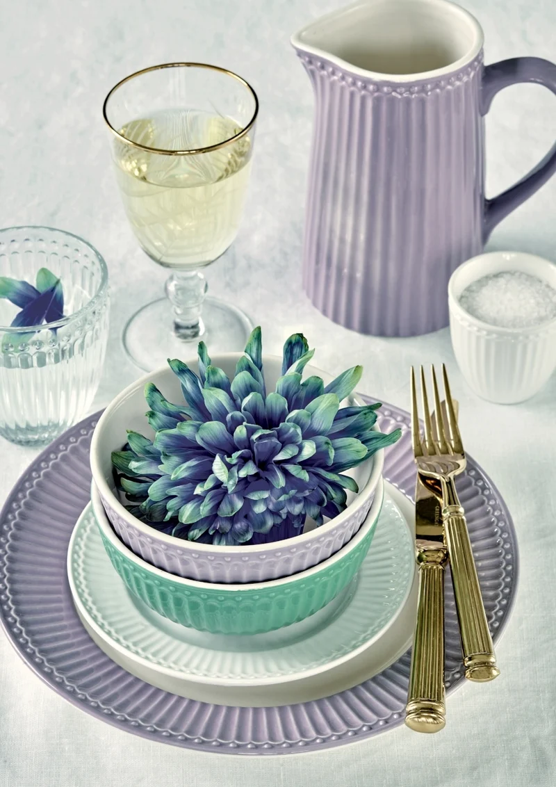 Greengate Alice Müslischale lavender 14 cm Set6