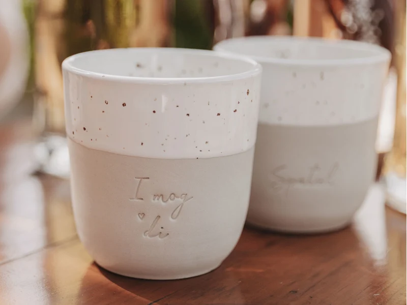 Eulenschnitt Becher I mog di beige 0,32l