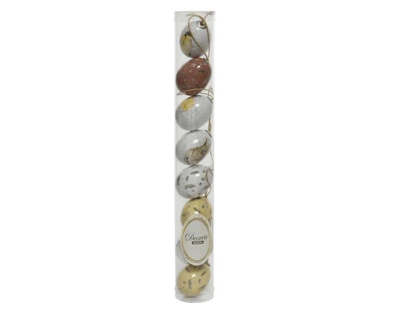 Koker mit 8 Eier-Schaum-Mix-Sortiment, Durchmesser 3 cm x Höhe 5 cm