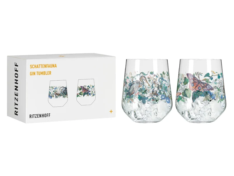 RITZENHOFF Schattenfauna Gin Tumbler 2er Set (C. Mcallister) H25 #7 #8